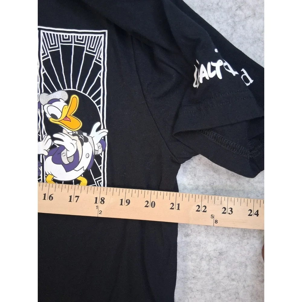 Disney 100 Walt Disney World T Shirt Large Black Mickey & Friends Graphic Tee - Picture 5 of 7